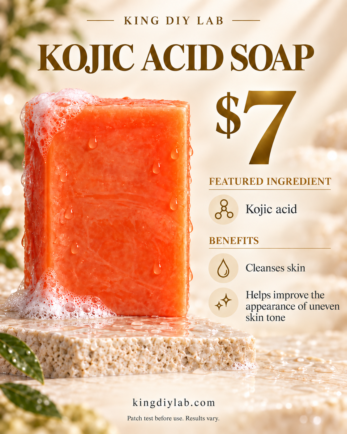Kojic Acid Soap product information